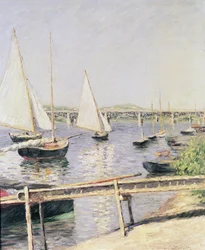 Segelboote in Argenteuil, um 1888